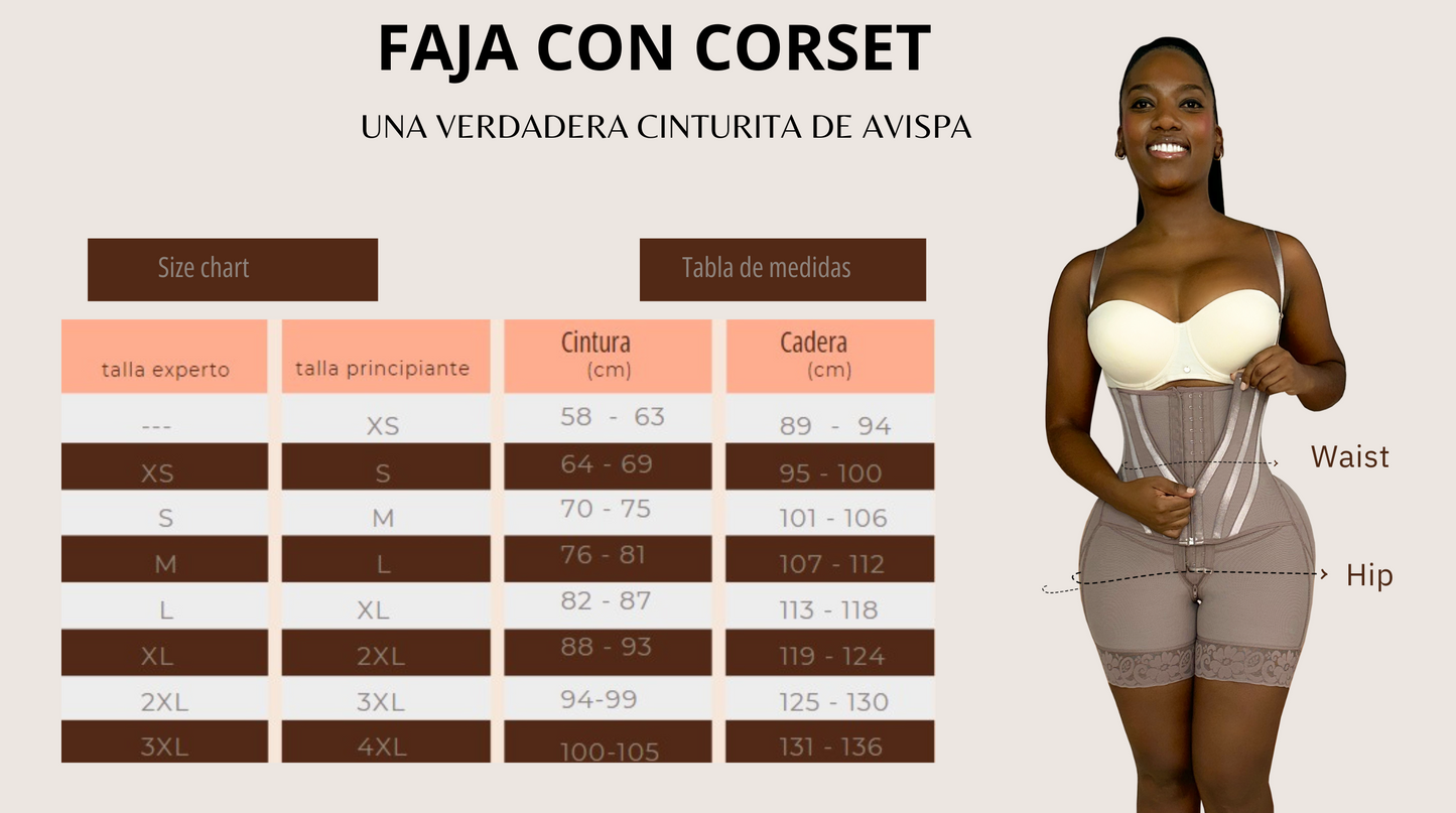 FV007 - Faja Corset integrado