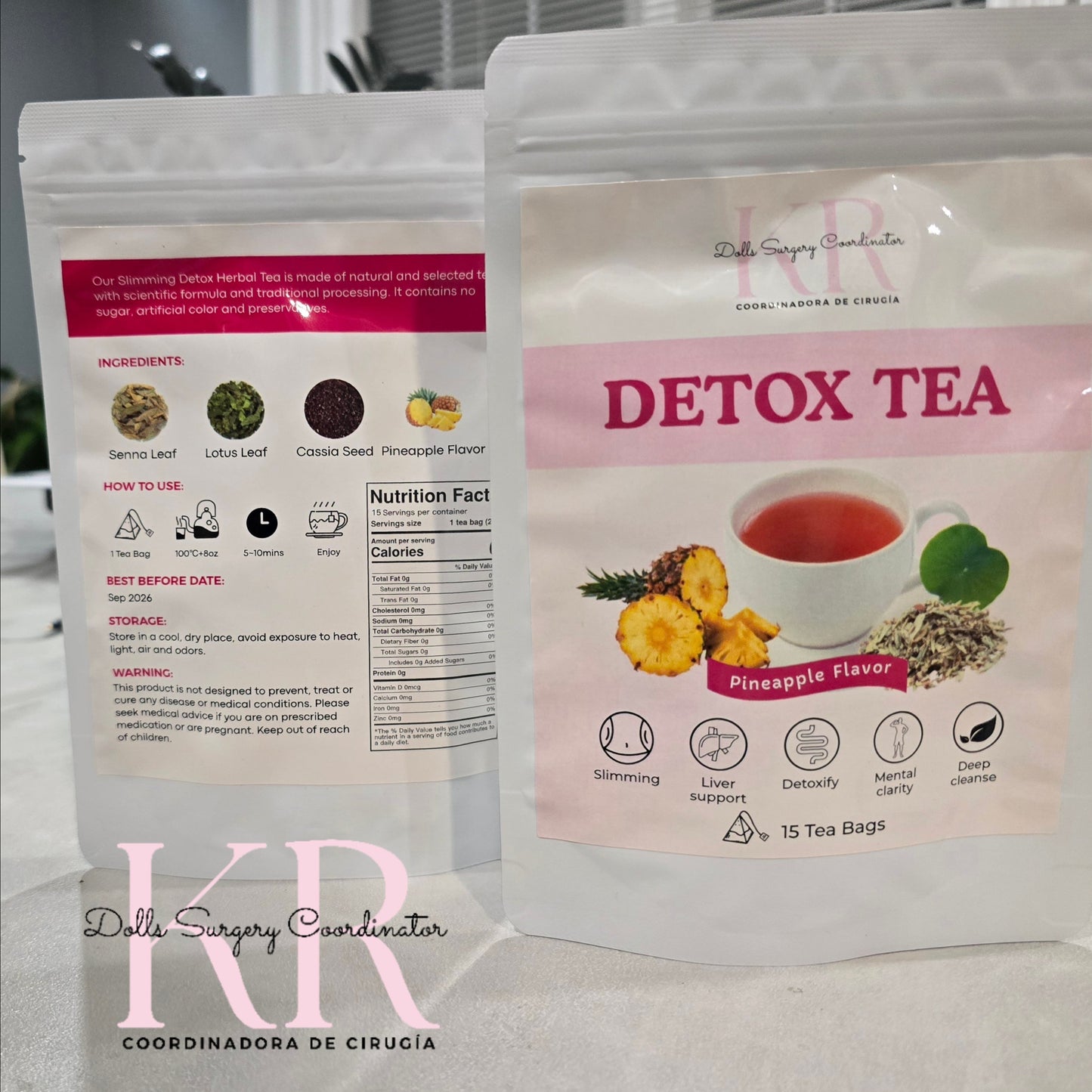 FV020 - Hibiscus and pineapple detox tea
