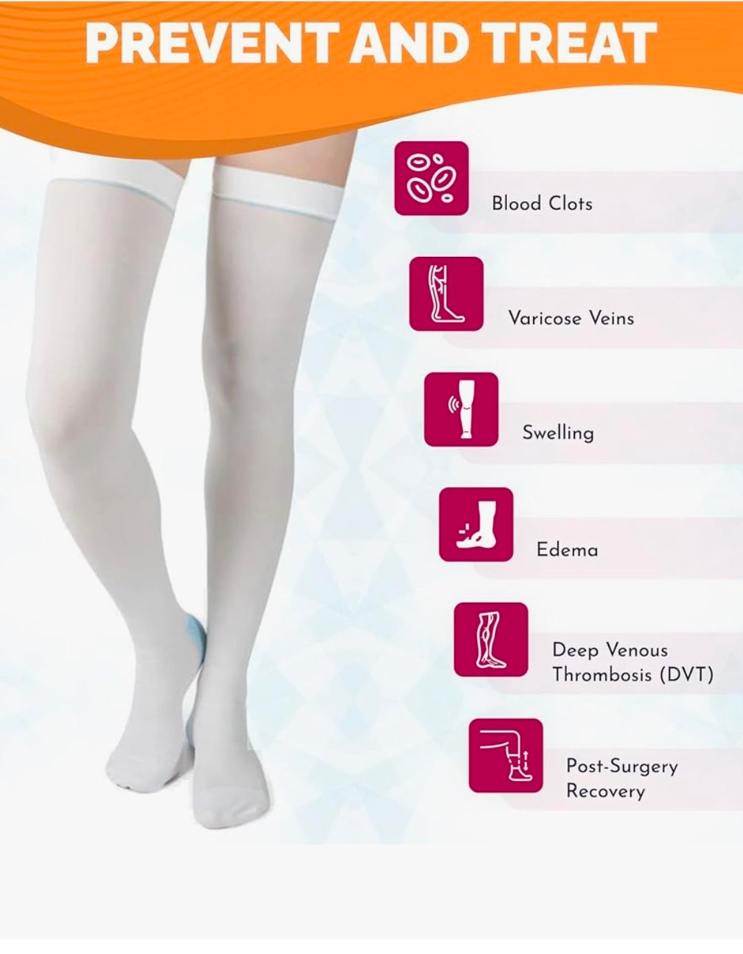 FV016 - Compression Socks 20-30 mmhg