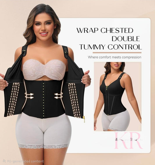 FV004 - Double-Sided Vest with Bra and 15 Boning Rods - Stage 3