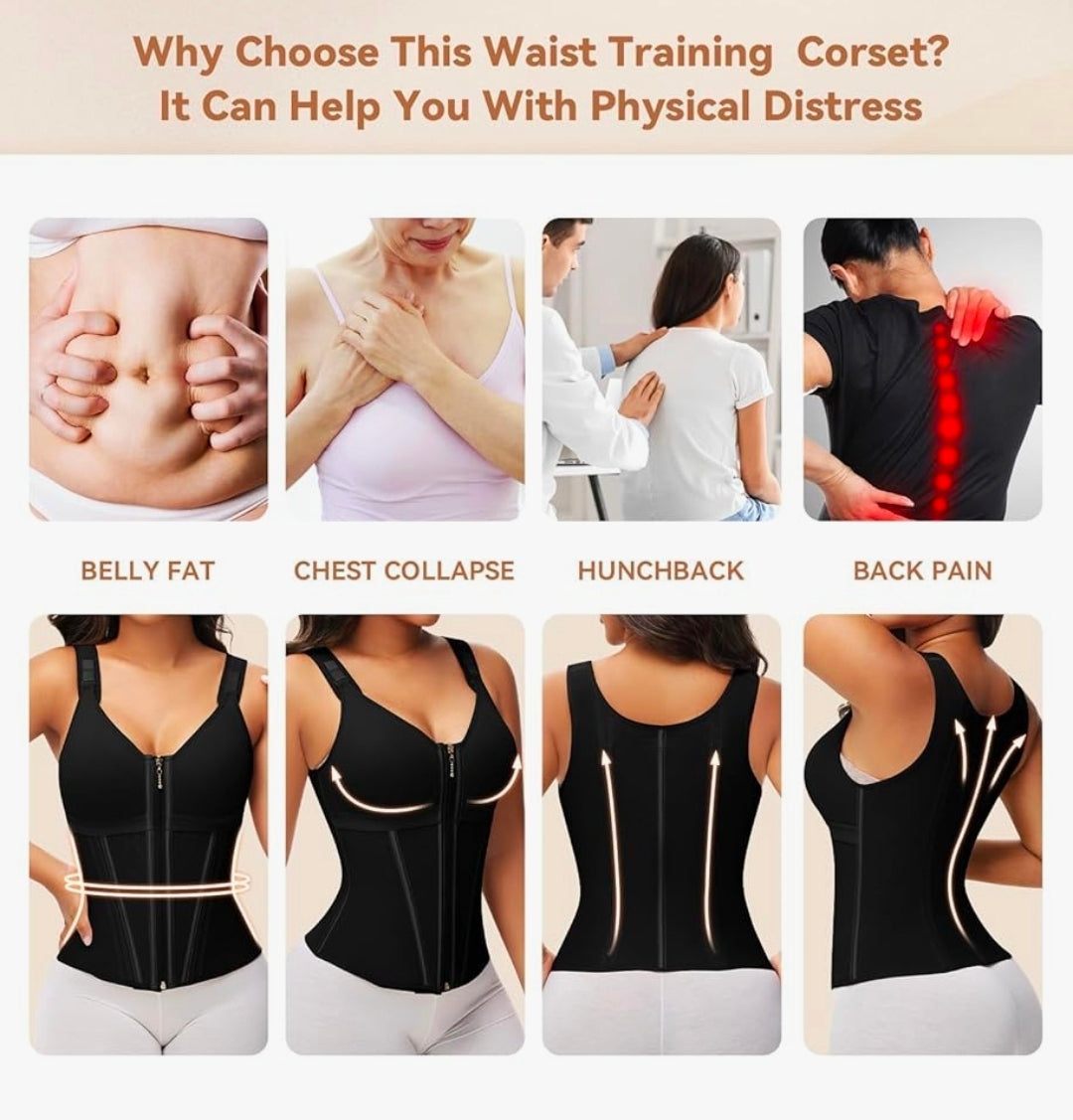 FV004 - Double-Sided Vest with Bra and 15 Boning Rods - Stage 3